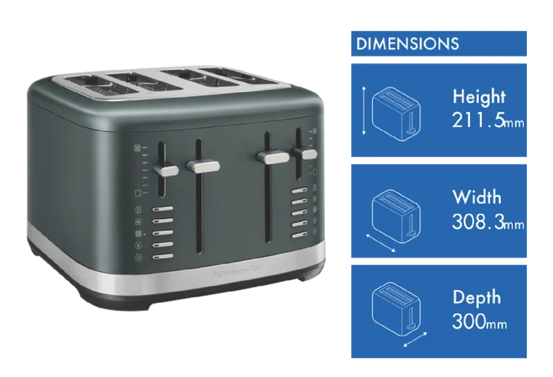 KitchenAid 4 Slice Toaster Juniper