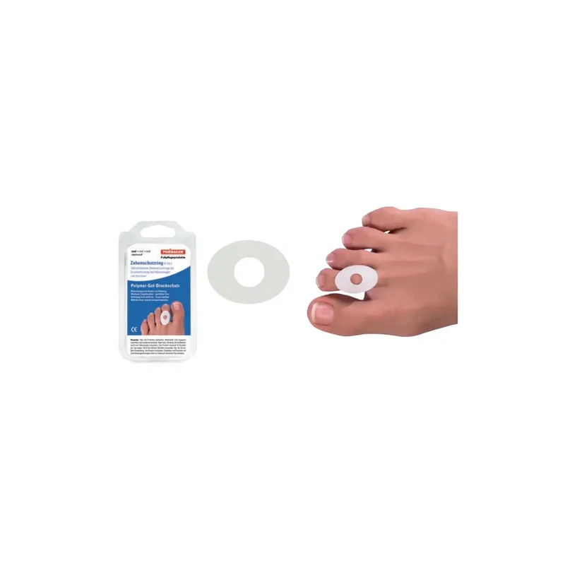 PediBAEHR Gel Toe Protection Rings Oval Small 15 Pcs