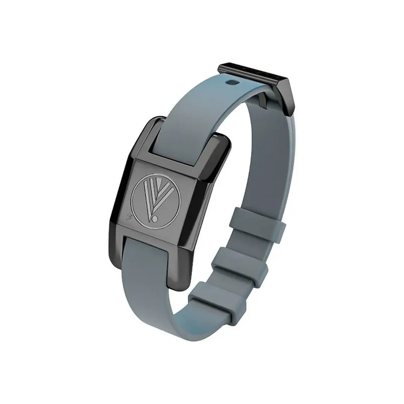 Visponder Black with Gray Silicon Strap -Brain