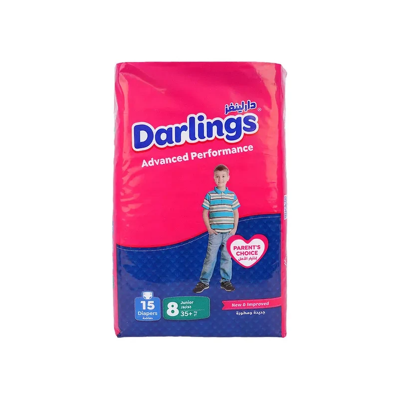 Darlings Advanced No.8 Baby Diaper 15Pcs (35+Kg)