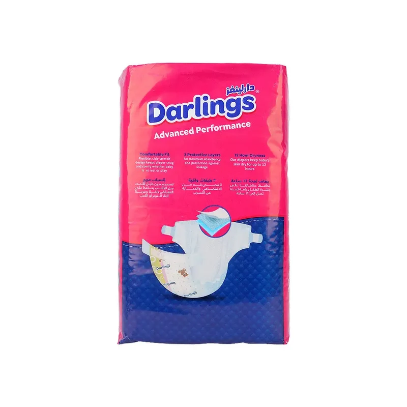 Darlings Advanced No.8 Baby Diaper 15Pcs (35+Kg)