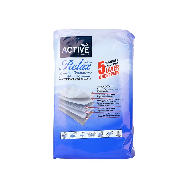 Active Relax Adult Under Pads 60x90cm 15Pcs-Medium Plus