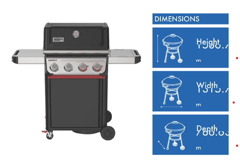 Weber Spirit E-425 4-Burner Gas Barbecue (LPG)