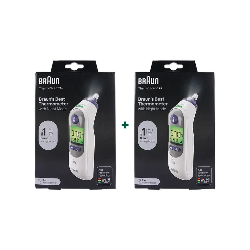 Braun Thermoscan 7+ Age Precision Ear Duo Set