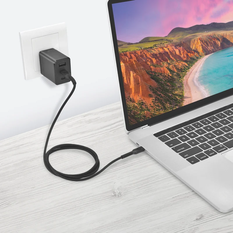 Bonelk USB-C to USB-C 240w/480Mbps Long-Life Cable 1.5m (Black)