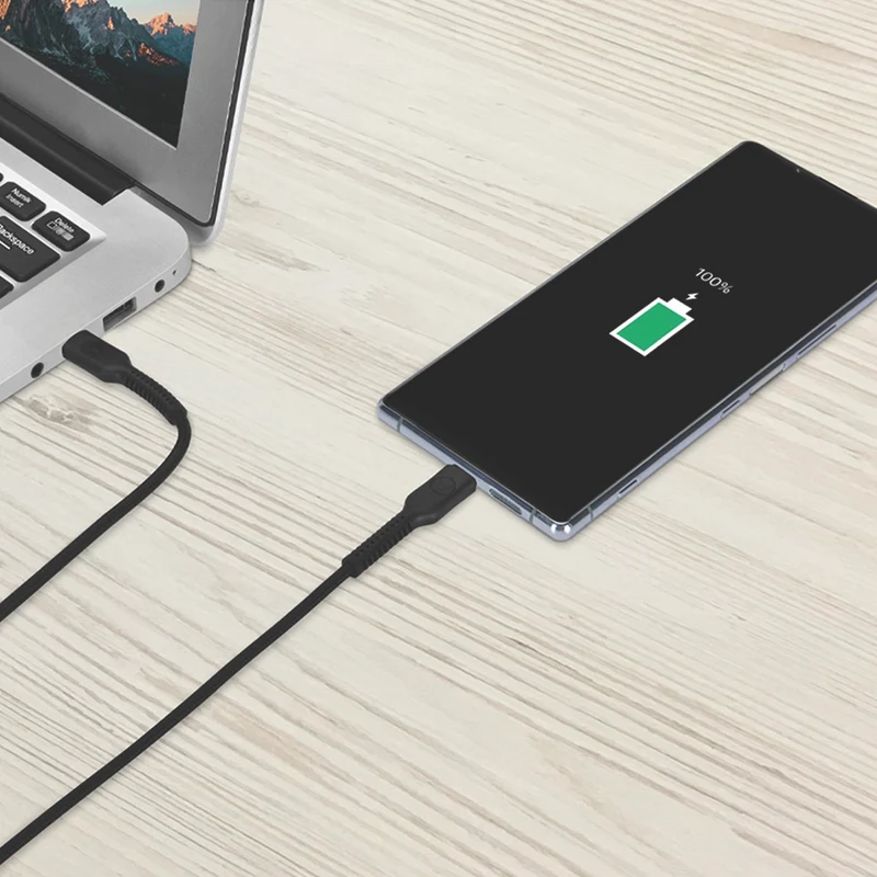 Bonelk USB-C to USB-C 240w/480Mbps Long-Life Cable 1.5m (Black)