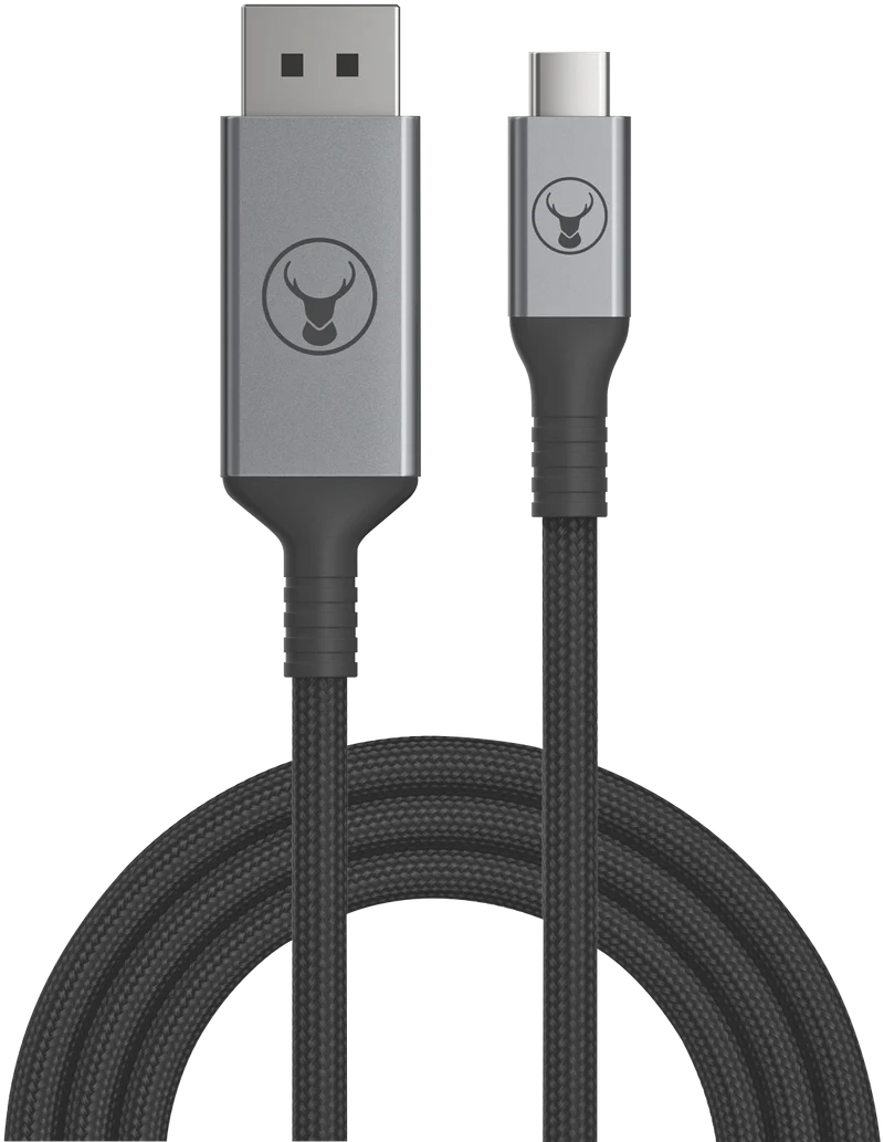 Bonelk USB-C to Display Port Long-Life Cable 1.5m (Black)