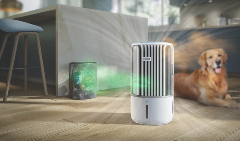 Philips PureProtect 3400 Series Smart Air Purifier/Humidifier Silver White