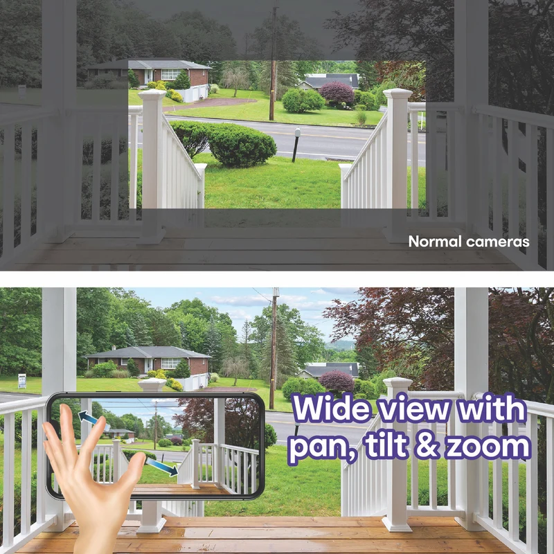 Connect SmartHome 2K Outdoor Pan & Tilt Camera 2 Pack