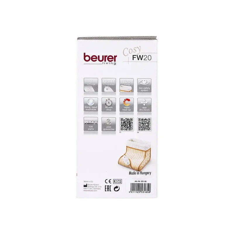 Beurer Foot Warmer Micromink FW20