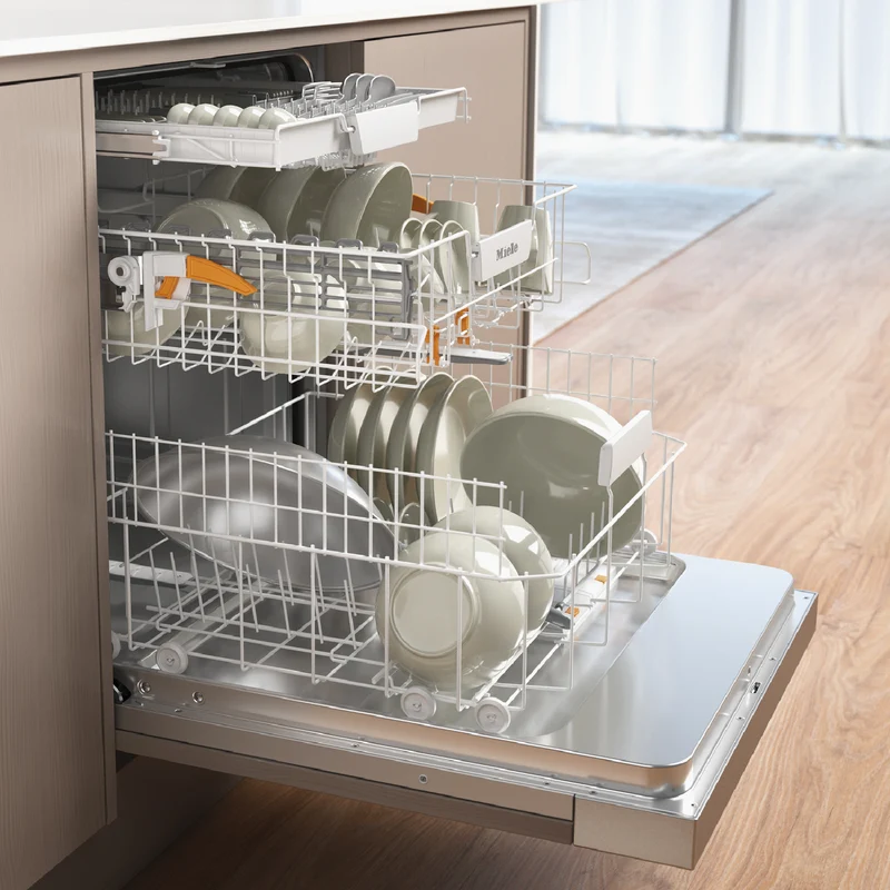 Miele 60cm Semi-Integrated Dishwasher with QuickPowerWash CleanSteel