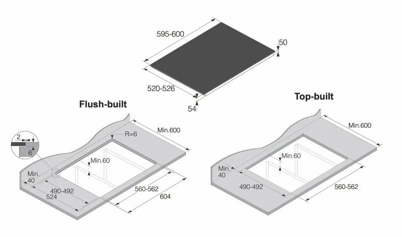 ASKO 60cm 3 Zone Induction Cooktop