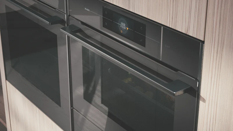 ASKO Elements 45cm Built In 5-In-1 Combi Steam Microwave Oven, Pearl Grey