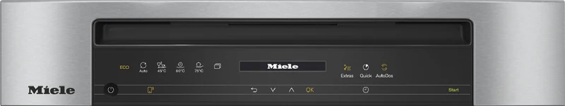 Miele 60cm XXL Built-Under Dishwasher with AutoOpen Drying and Automatic Dispensing PowerDisk CleanSteel