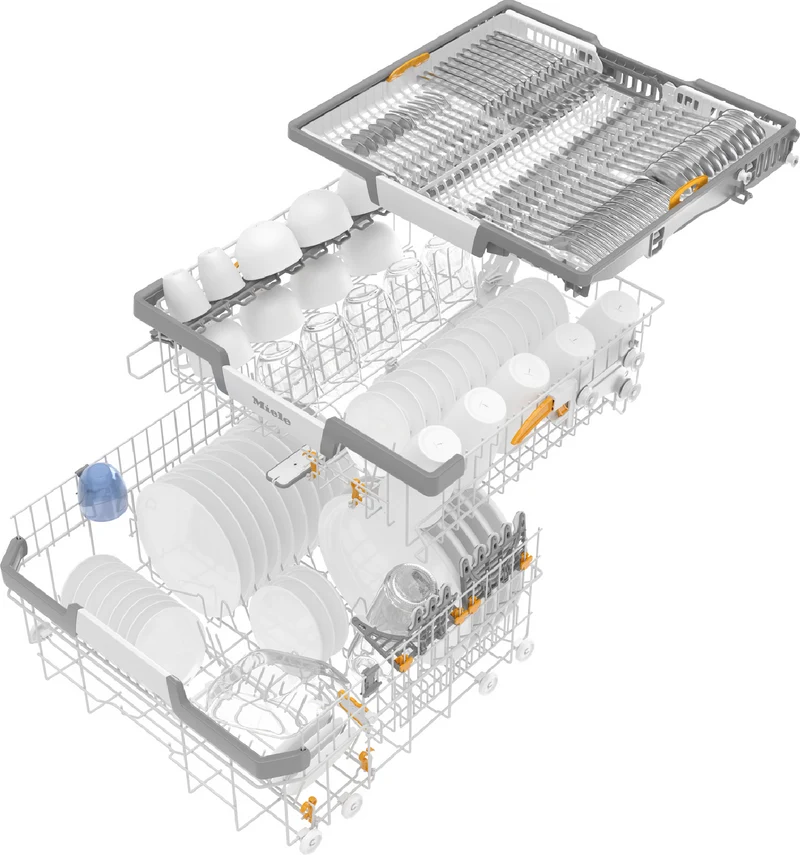 Miele 60cm Built-Under Dishwasher with AutoOpen Drying, Hygiene Programme and PowerDisk CleanSteel
