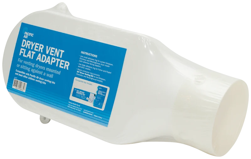 Pacifica Dryer Vent Flat Adapter