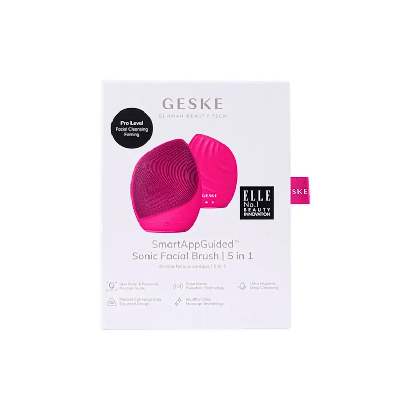 Geske Sonic Facial Brush 5 in 1- Magenta