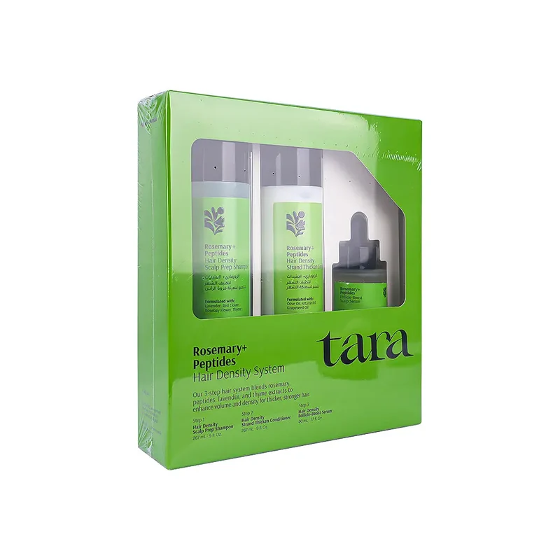 Tara Rosemary+Peptides Hair Density Shampo+Conditioner+Serum