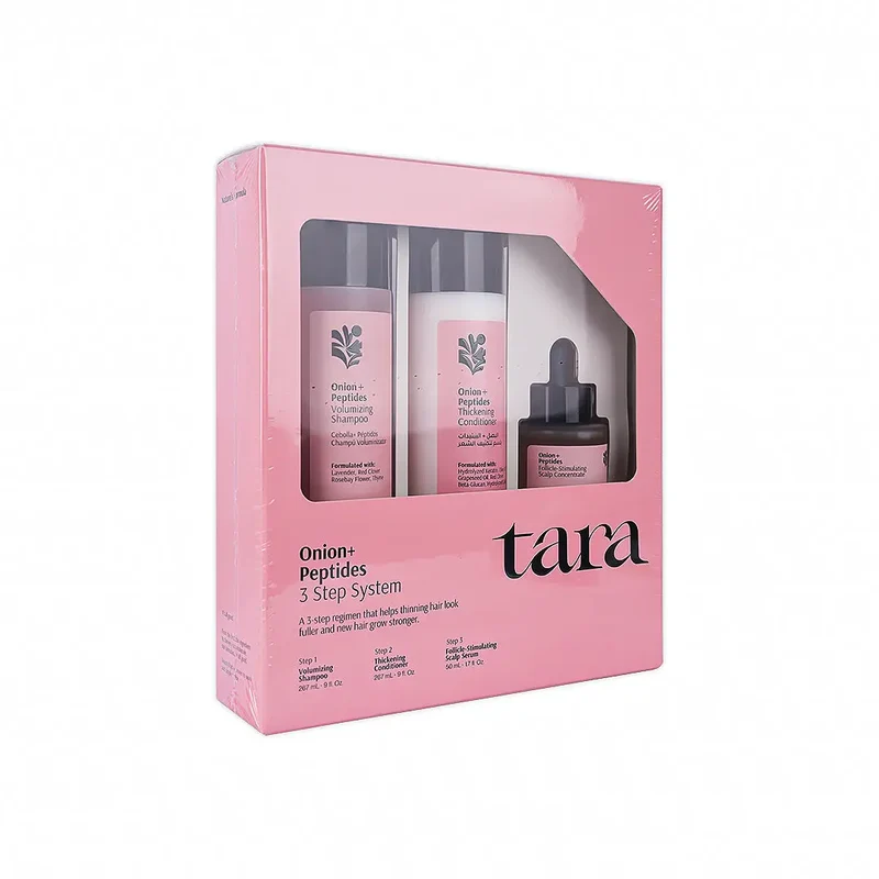 Tara Onion+Peptides Shampoo+Conditioner+Serum