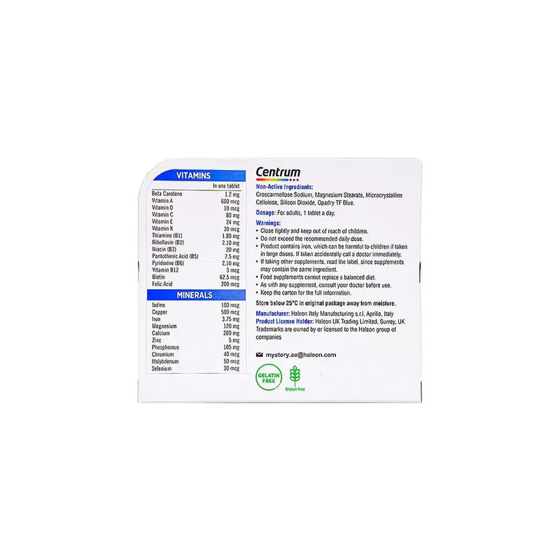 Centrum Men A-Z 100 Tablets
