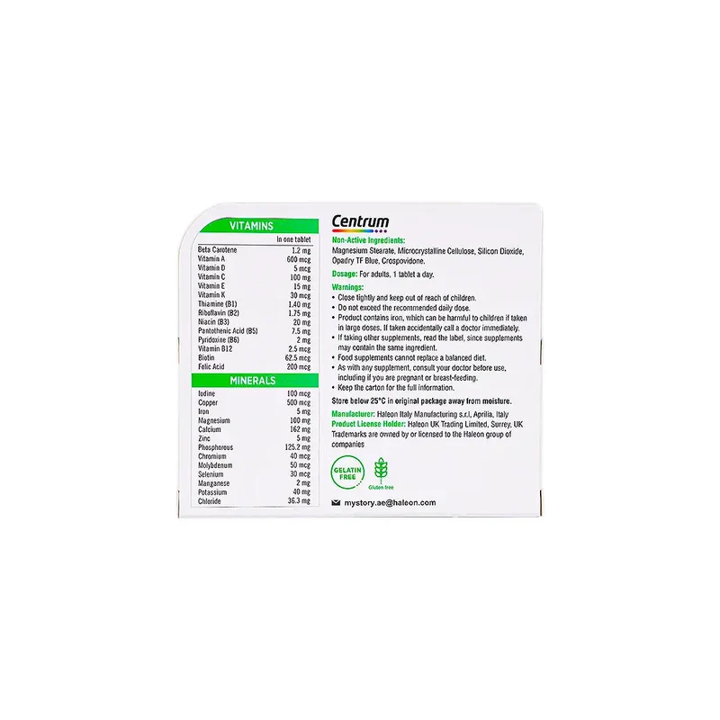 Centrum Adult A-Z 100 Tablets