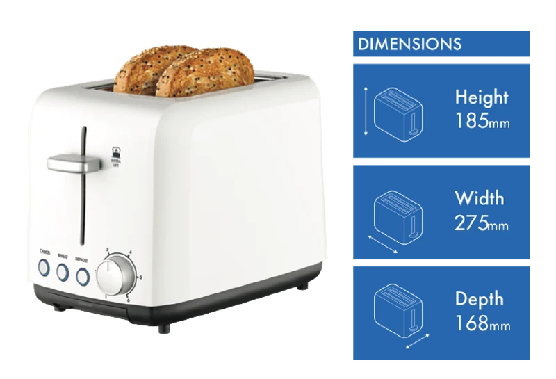 Kambrook 2 Slice Cool Touch Toaster