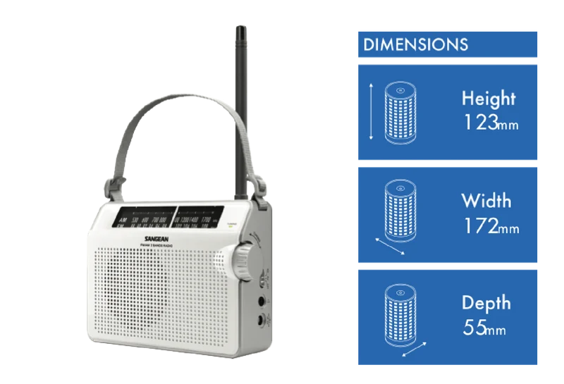 Sangean AM/FM Portable Radio