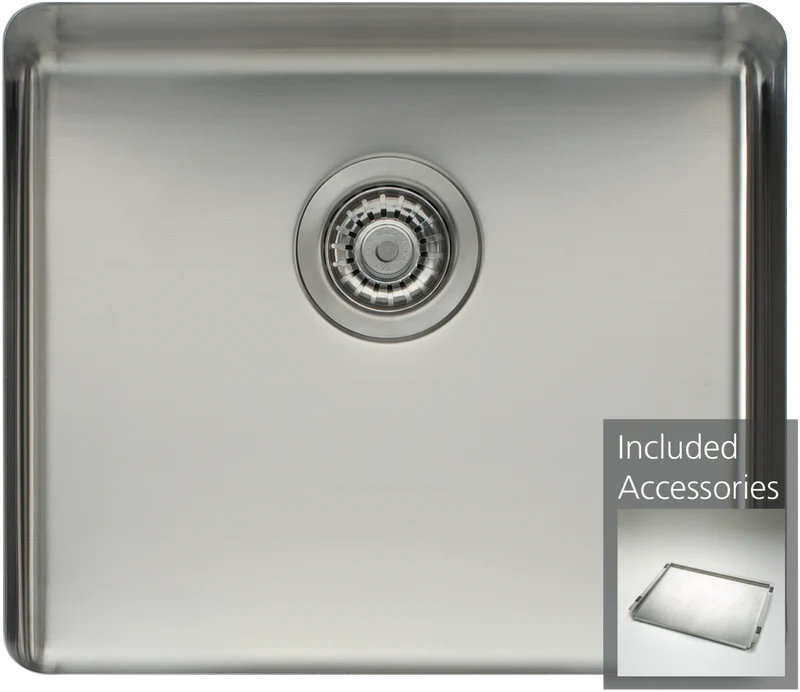 Oliveri Pressed Large Bowl Sink