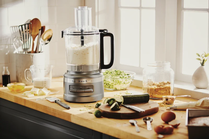 KitchenAid 9 Cup Food Processor Contour Silver