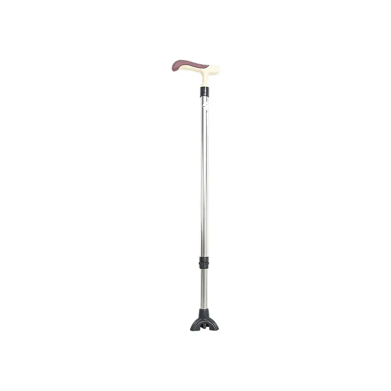 Yuwell Tripod Walking Stick Silver-YU828
