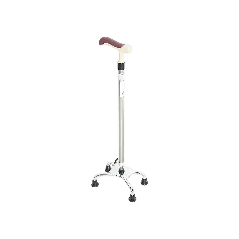 Yuwell Tetrapod Walking Stick Silver-YU852