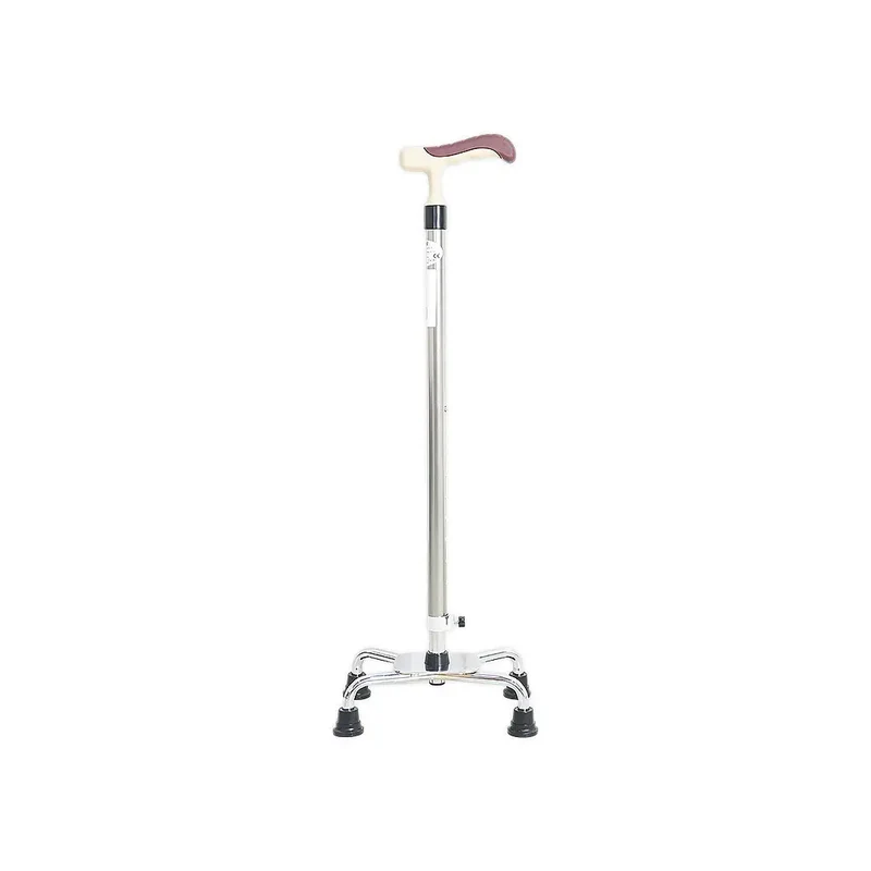 Yuwell Tetrapod Walking Stick Silver-YU852
