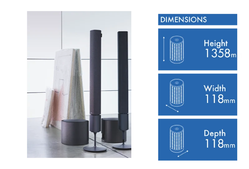 Loewe PF KLANG5 SPEAKERS +SUBWOOFER 5.1 GRAP/GREY