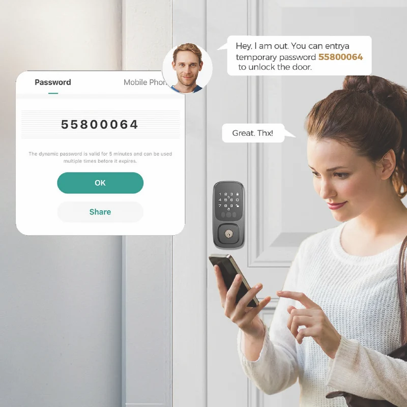 Connect SmartHome Deadbolt Lock with Palm Reader