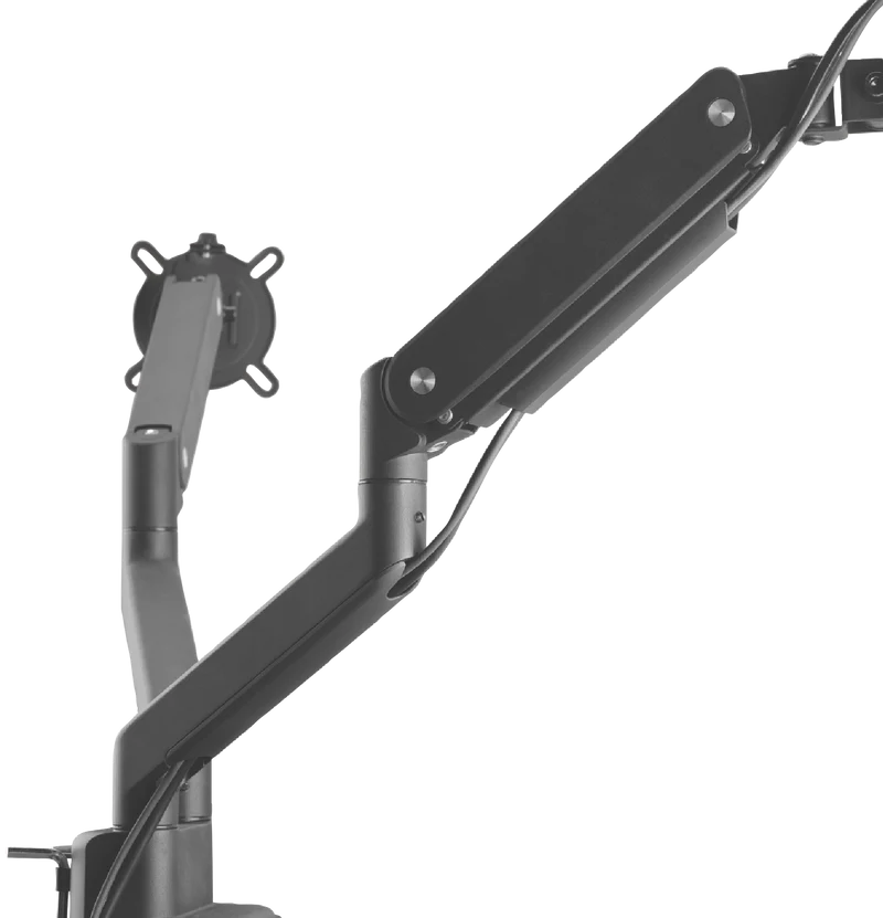 One For All Dual Arm Solid Series Monitor Arm - Black