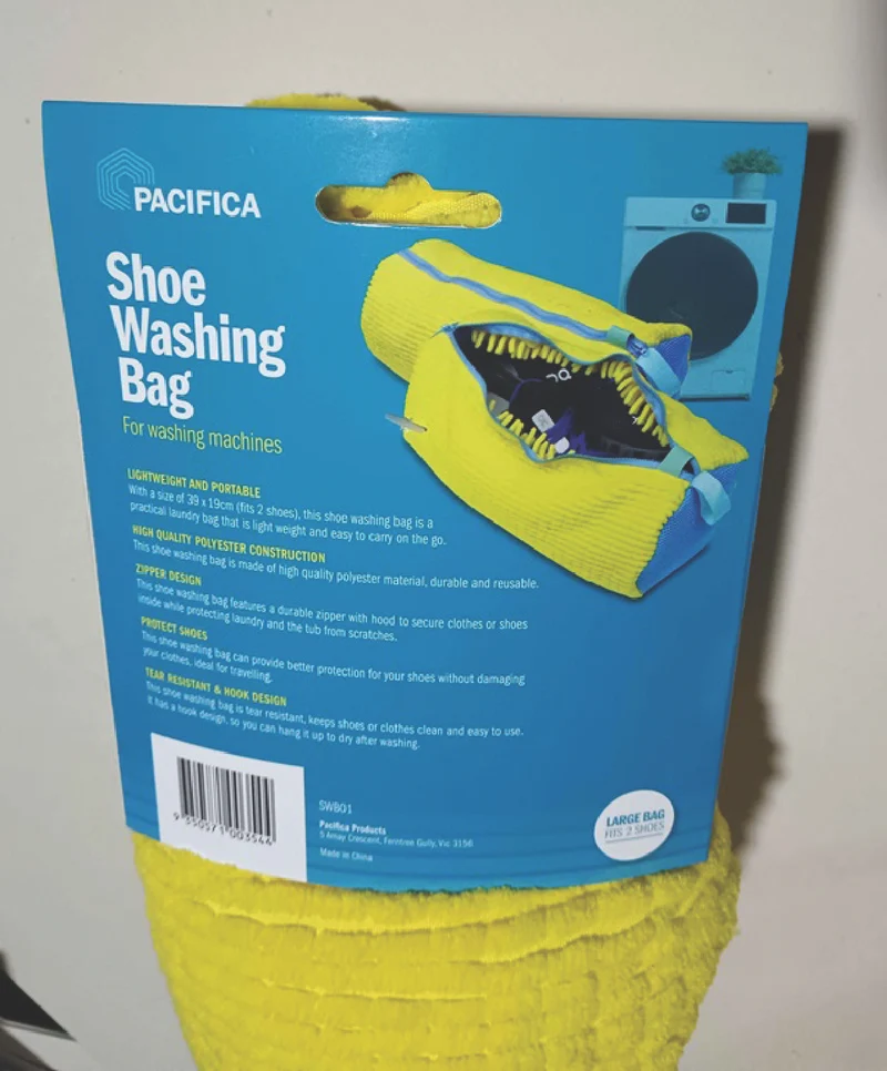 Pacifica Shoe Washing Bag