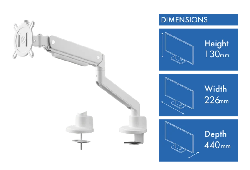 One For All Single Arm Solid Series Monitor Arm
