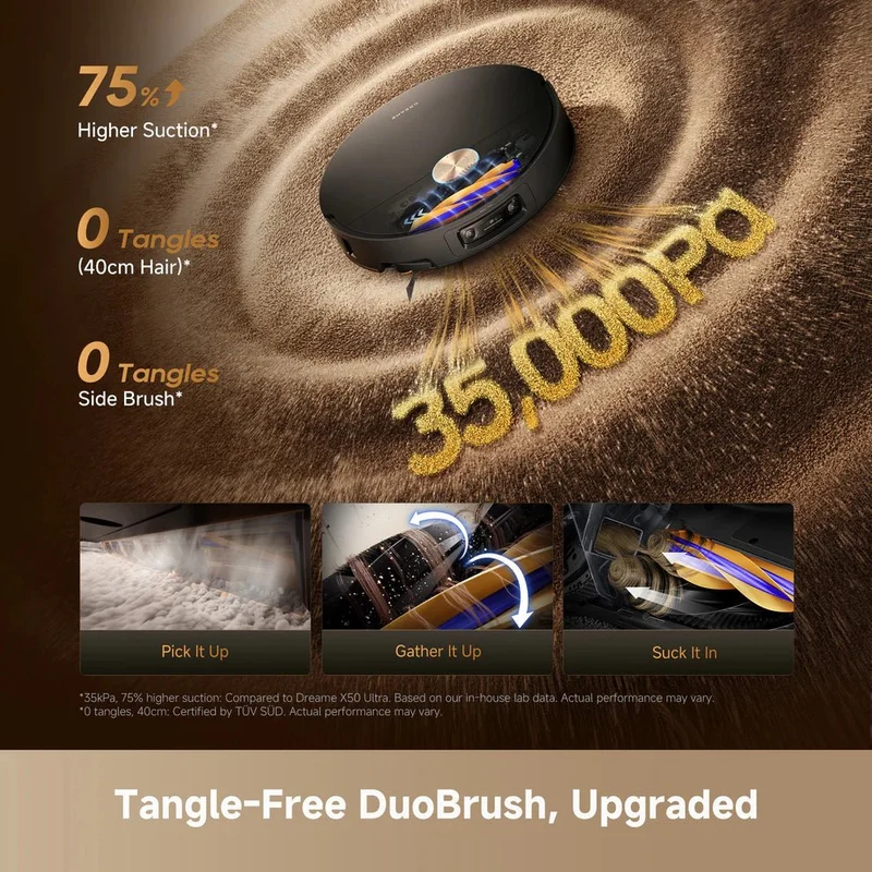 Free $199 bundle Dreame X60 Ultra Robotic Vacuum Cleaner