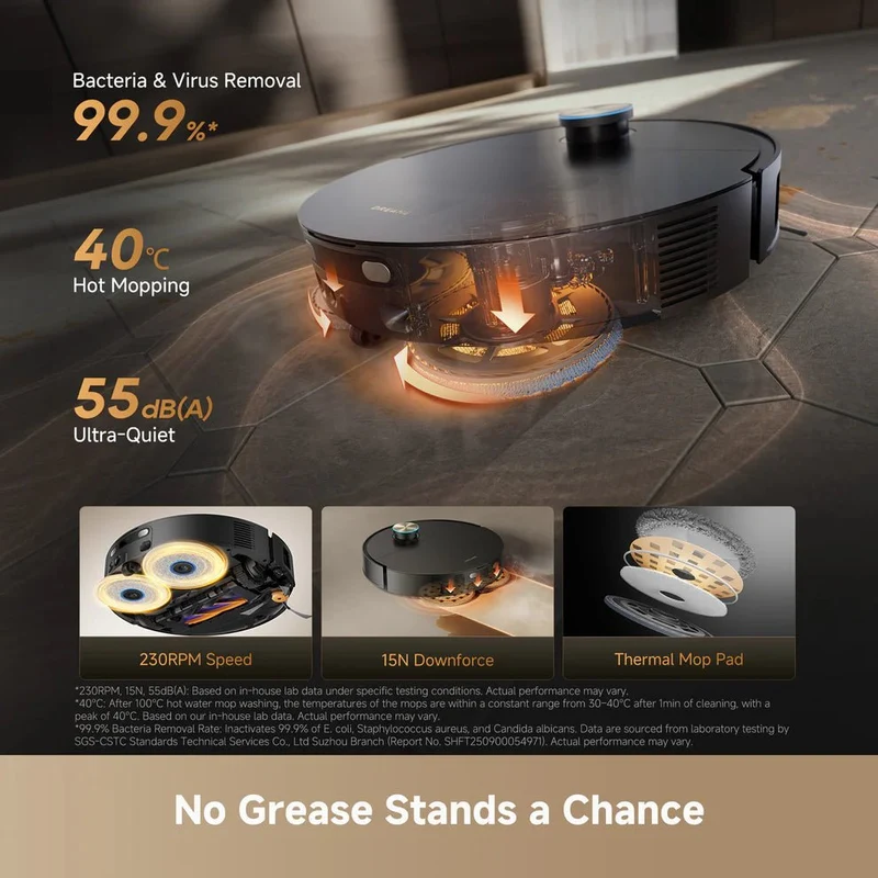 Free $199 bundle Dreame X60 Ultra Robotic Vacuum Cleaner