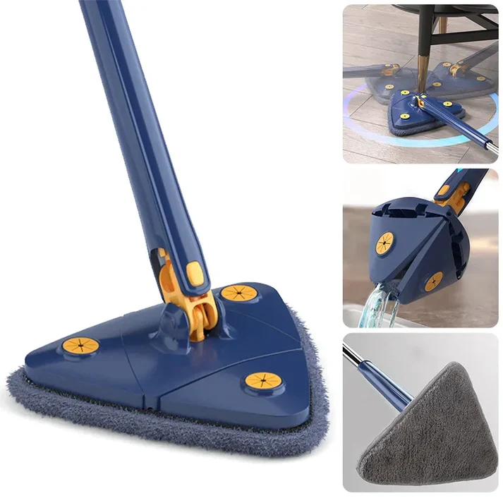 Revolutionerande 360° roterande mopp: multifunktionell och ergonomisk