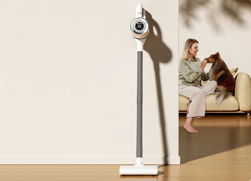 Trådlös med HEPA-filter 2-i-1 Dammsugare 100W – Påslös Sladdlös Hand- & Golvdammsugare