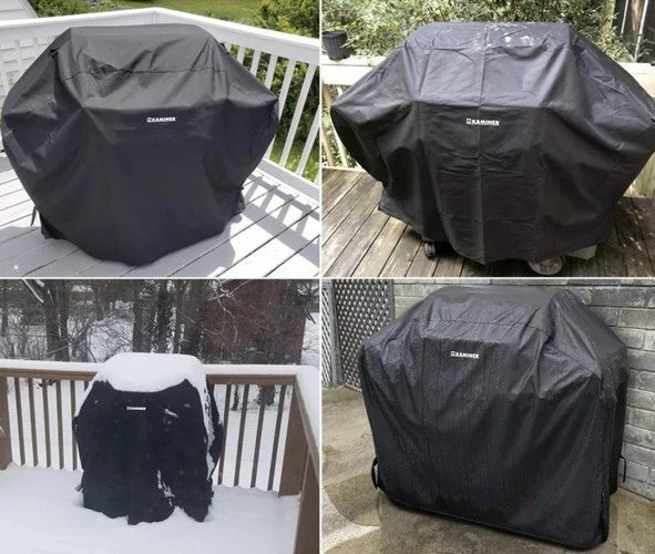 Grillöverdrag XL storlek 147x61x122 cm för gasolgrill och kolgrill – Vattentätt och UV-skyddande