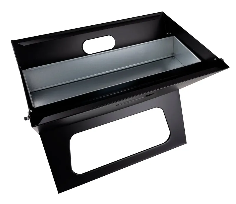 ALPINA Transportabel Kolgrill 46 cm – Svart Bärbar Campinggrill
