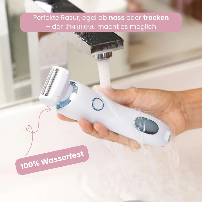 Trådløs elektrisk intimtrimmer til kvinder | 2-i-1 bikini barbermaskine til våd og tør brug | USB genopladelig, vandtæt