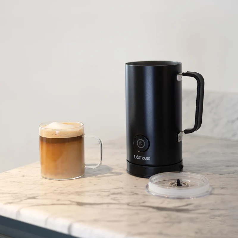 Automatisk mælkeskummer til cappuccino, latte og varm chokolade