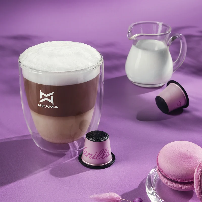 Elektrisk mælkeopsummer med mulighed for varm og kold skum til cappuccino og latte macchiato