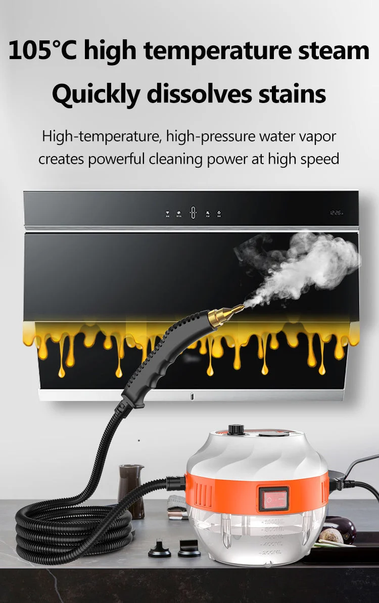 2800W Damprenser til Effektiv Rengøring af Hjemmet og Bilen