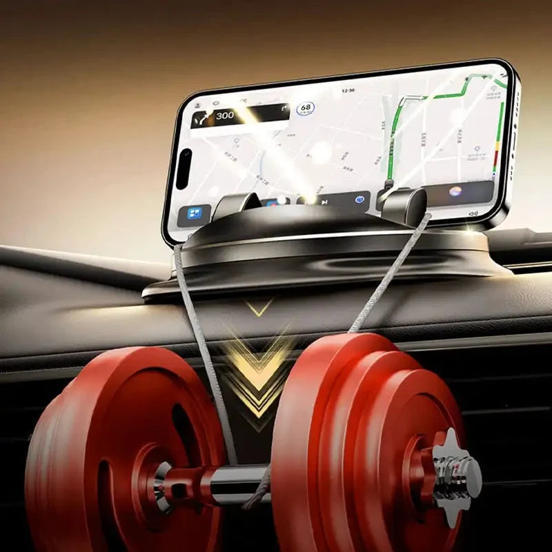360° Mobilholder | Justerbar Telefonholder til Bil i Sort | NexaHold