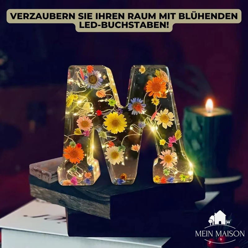 50% RABAT | BlomsterGlans - Elegant resin dekor
