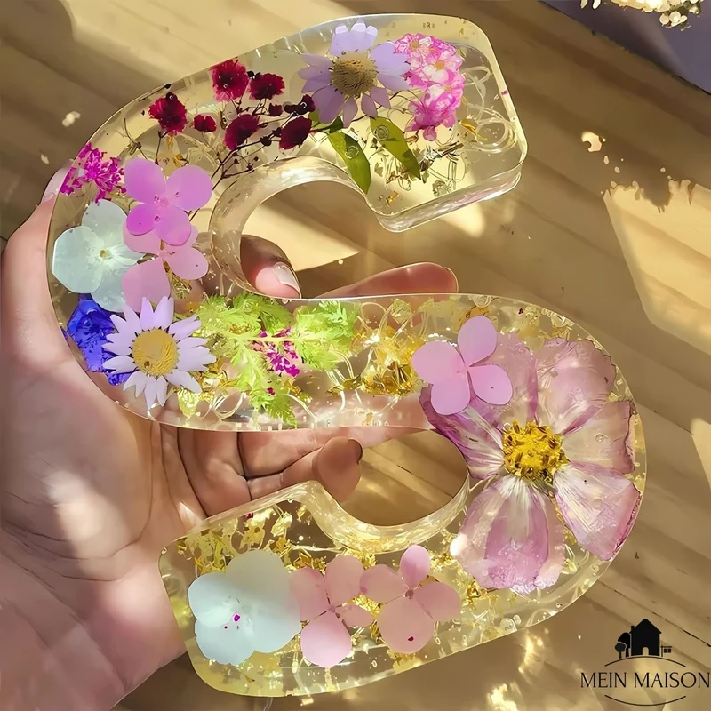 50% RABAT | BlomsterGlans - Elegant resin dekor